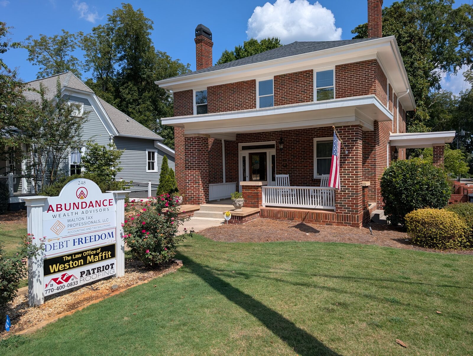 Debt Freedom GA Monroe office at 248 N Broad St, Monroe, GA 30655.